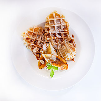 キャラメリゼバナナクロッフル