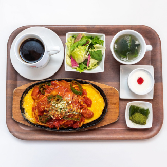 鉄板スパゲティランチプレート