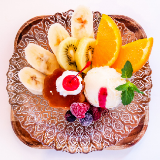 プリン ア・ラ・モード