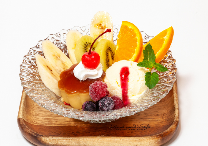 プリン ア・ラ・モード