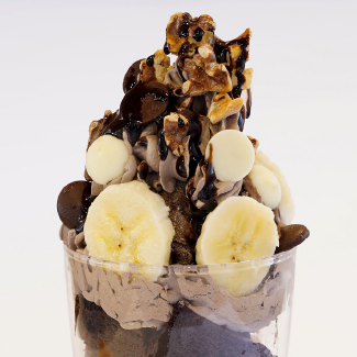 チョコバナナパフェ