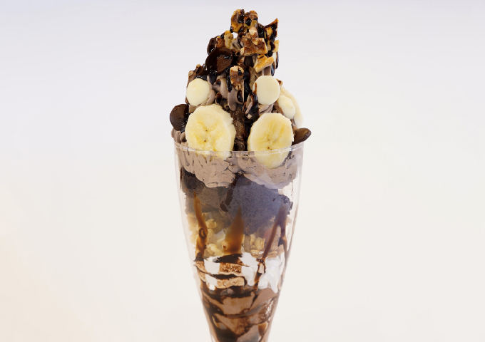 チョコバナナパフェ