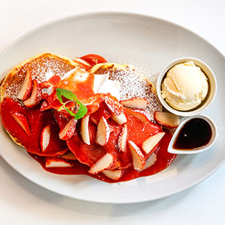 いちごパンケーキ