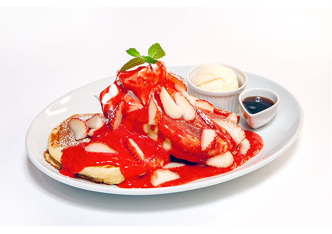 いちごパンケーキ