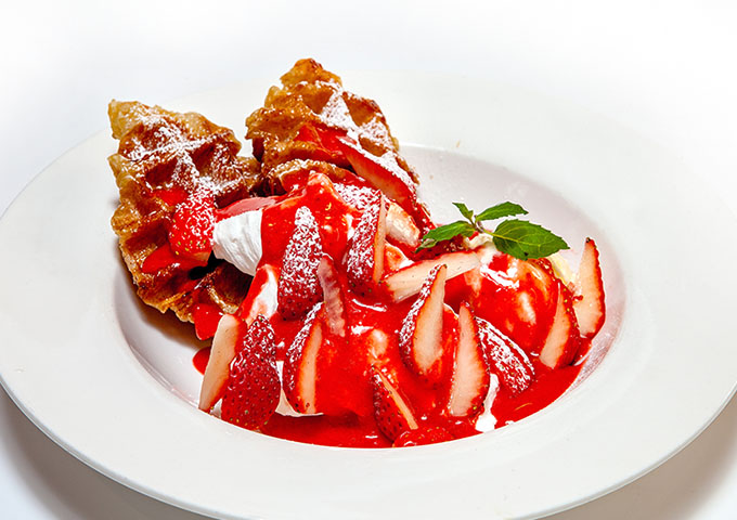 いちごクロッフル