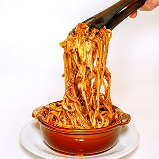 クアトロチーズミートスパゲッティ