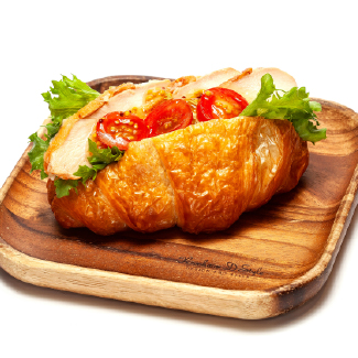 クロワッサンサンドローストチキン